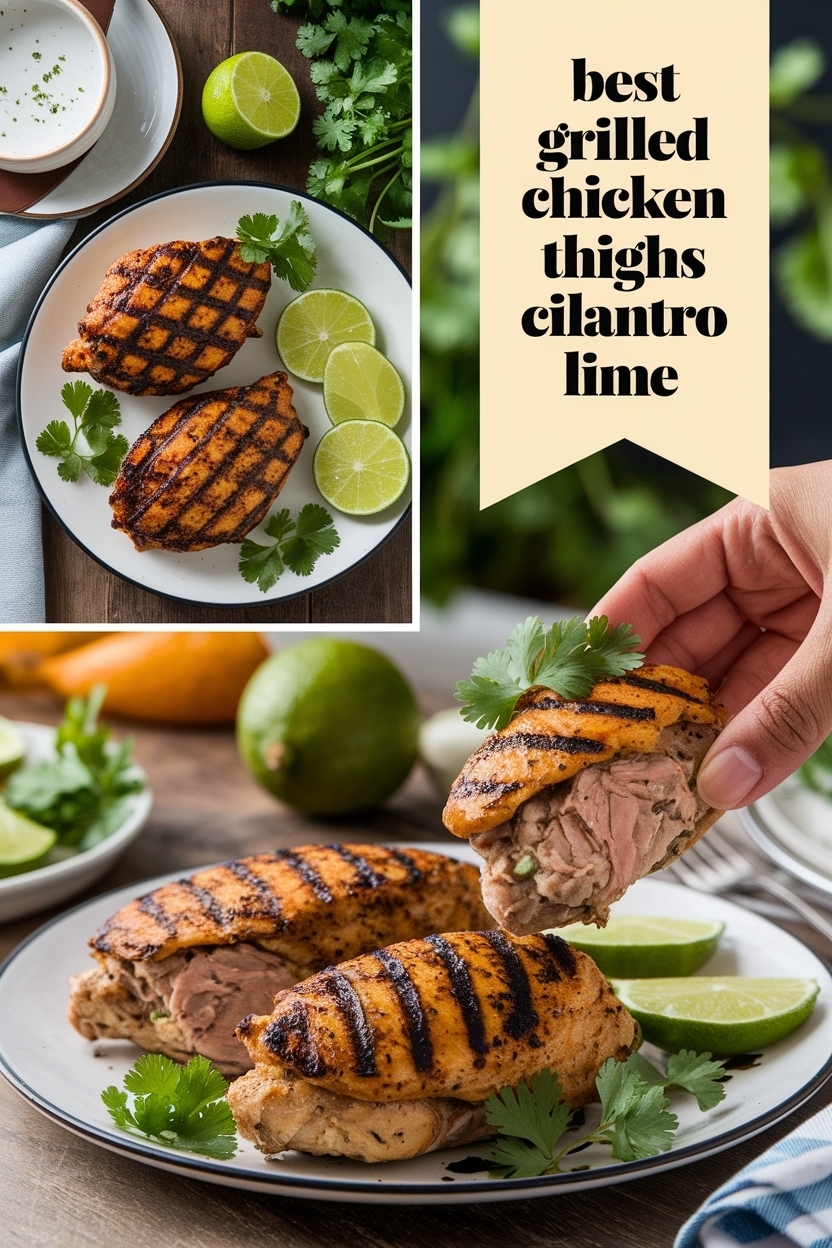 grilled chicken thighs cilantro lime
