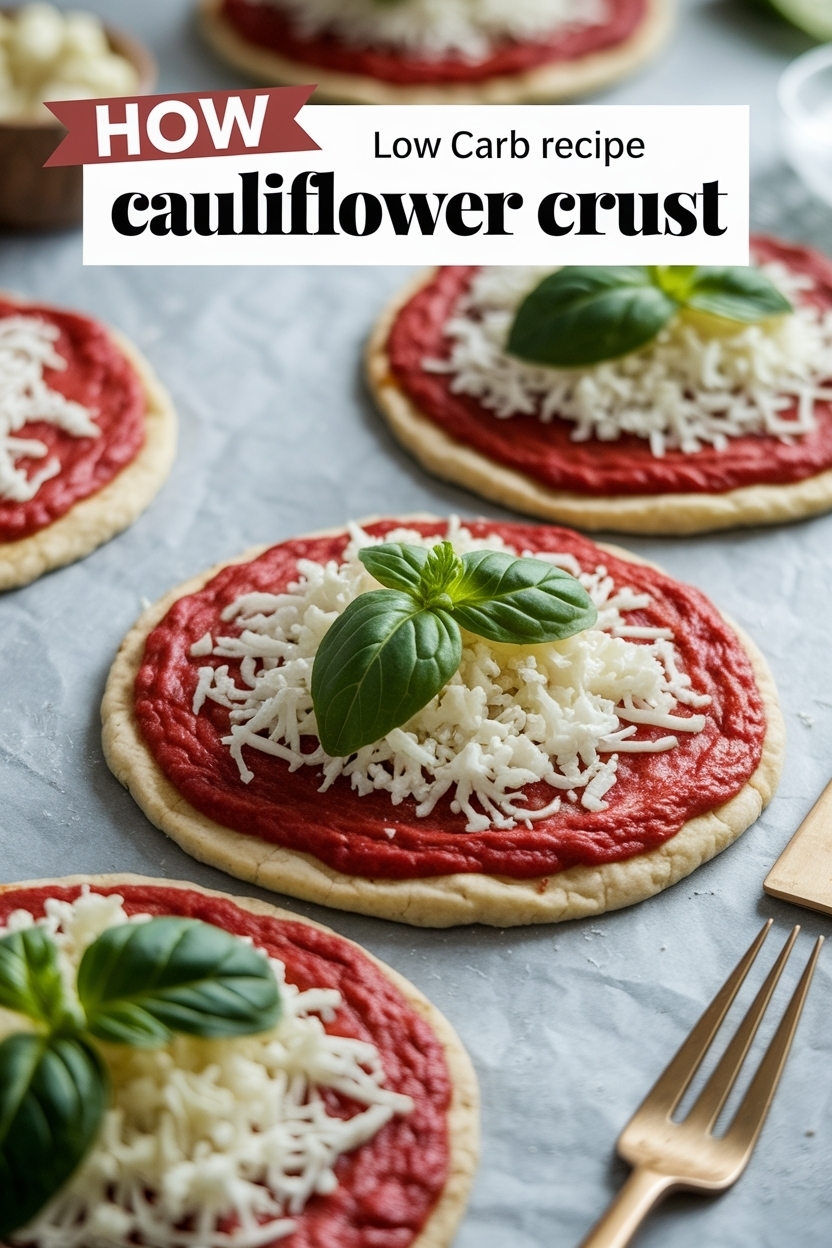 low carb pizza recipe cauliflower crust