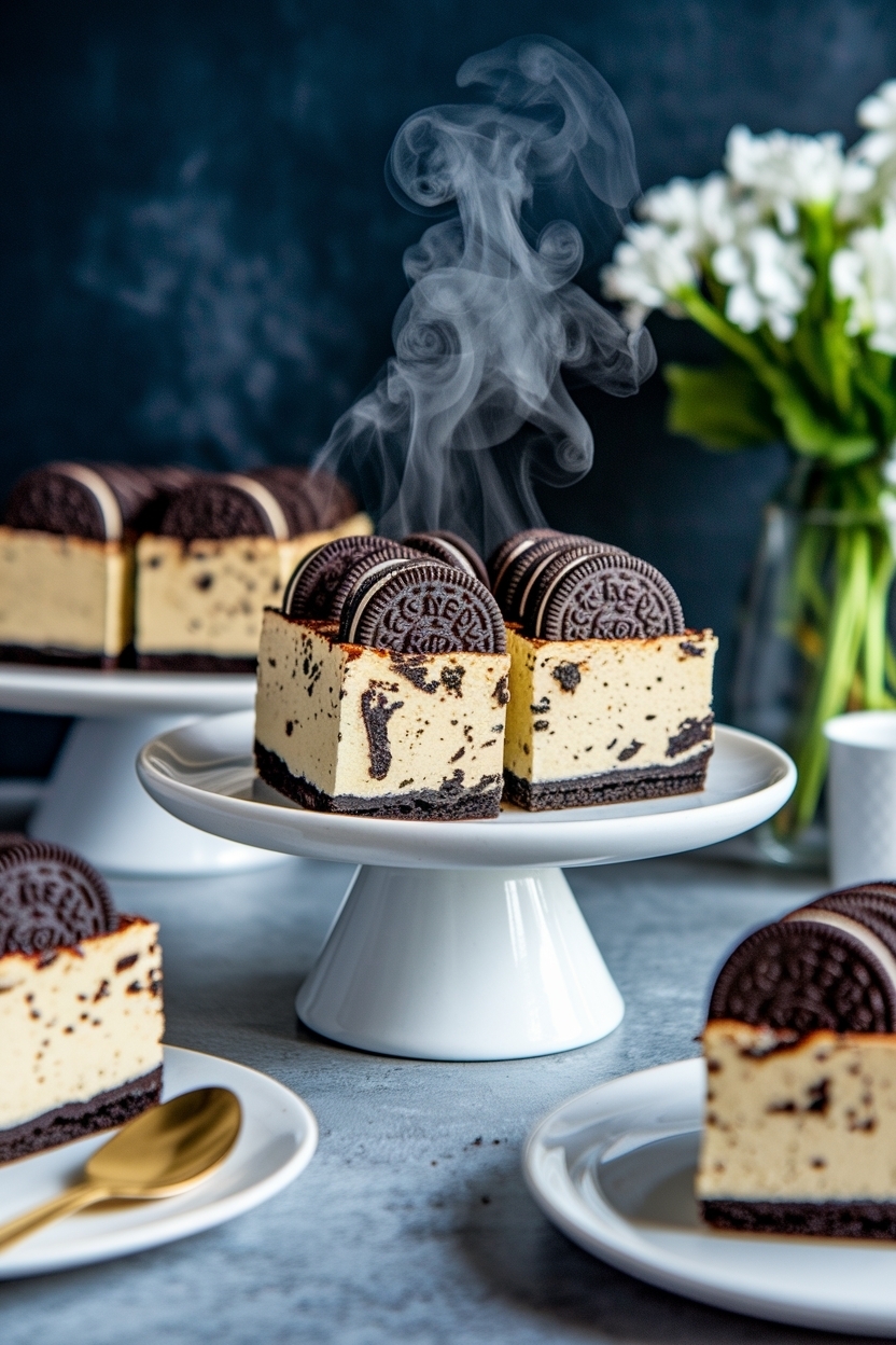 no bake oreo cheesecake bars