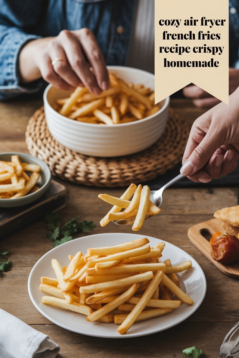 air fryer french fries recipe crispy homemade