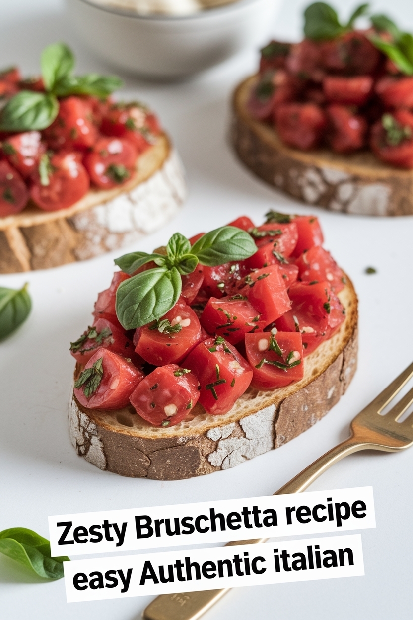 bruschetta recipe easy authentic italian