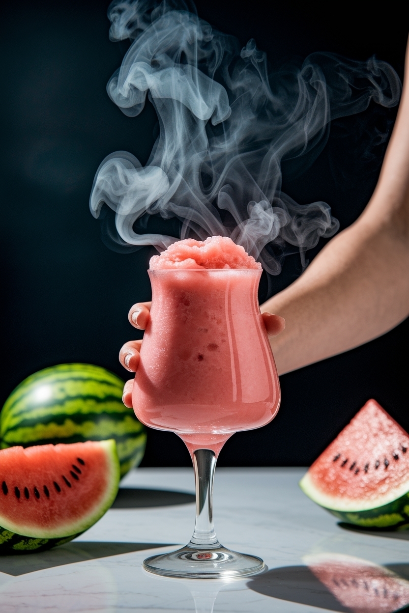 watermelon vodka slush