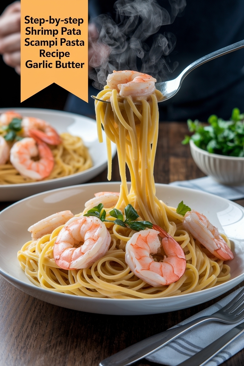 shrimp scampi pasta recipe garlic butter