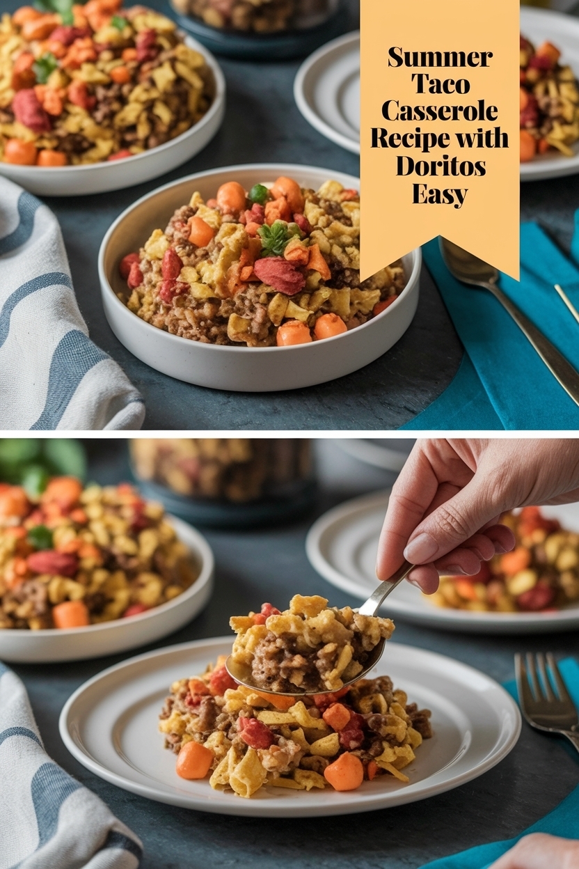 taco casserole recipe with doritos easy