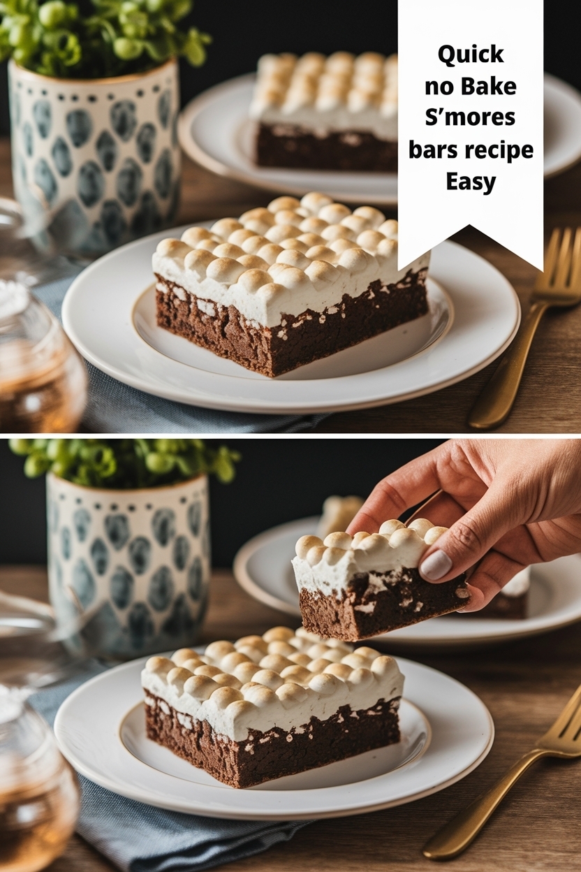 no bake s'mores bars recipe easy