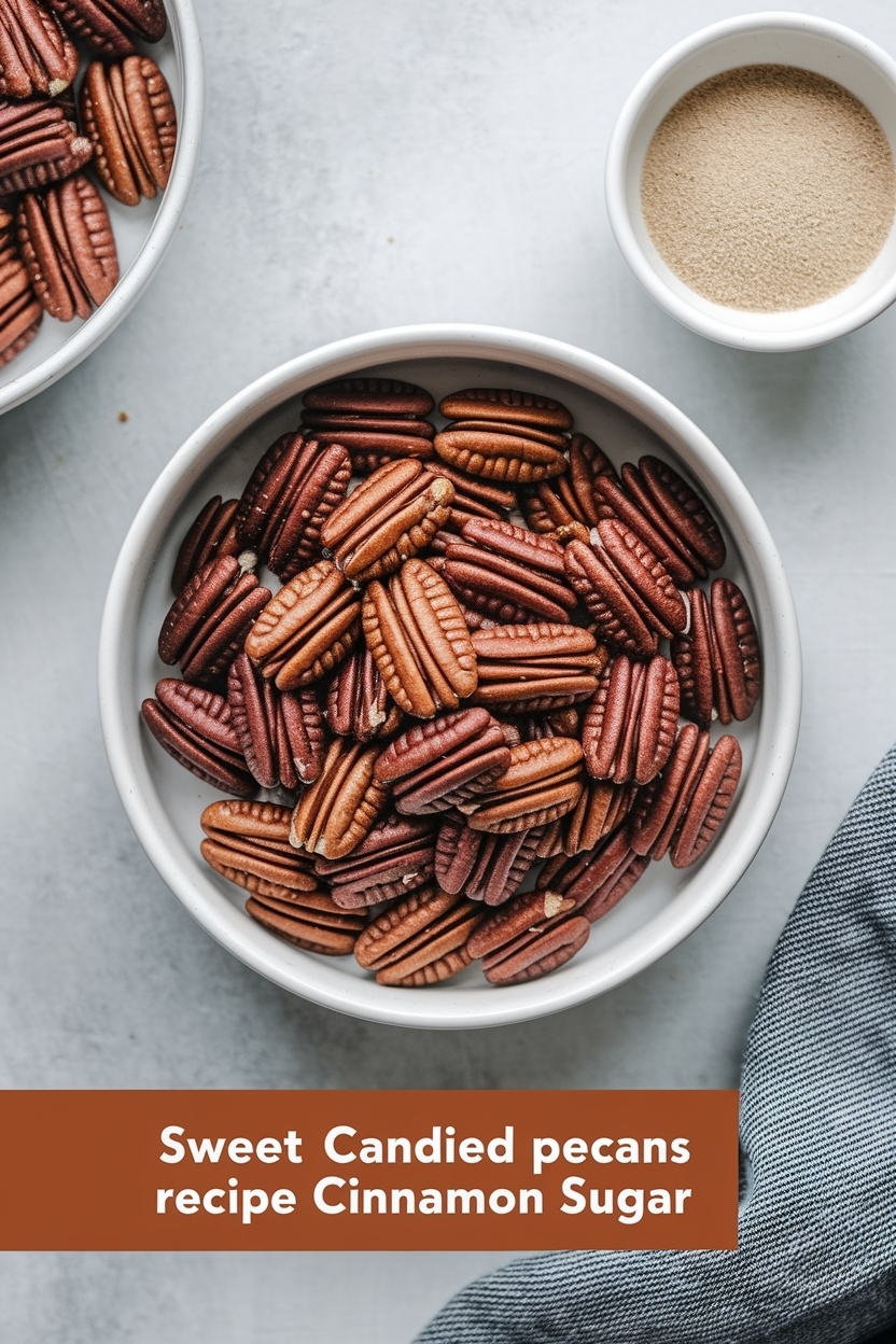 candied pecans recipe cinnamon sugar