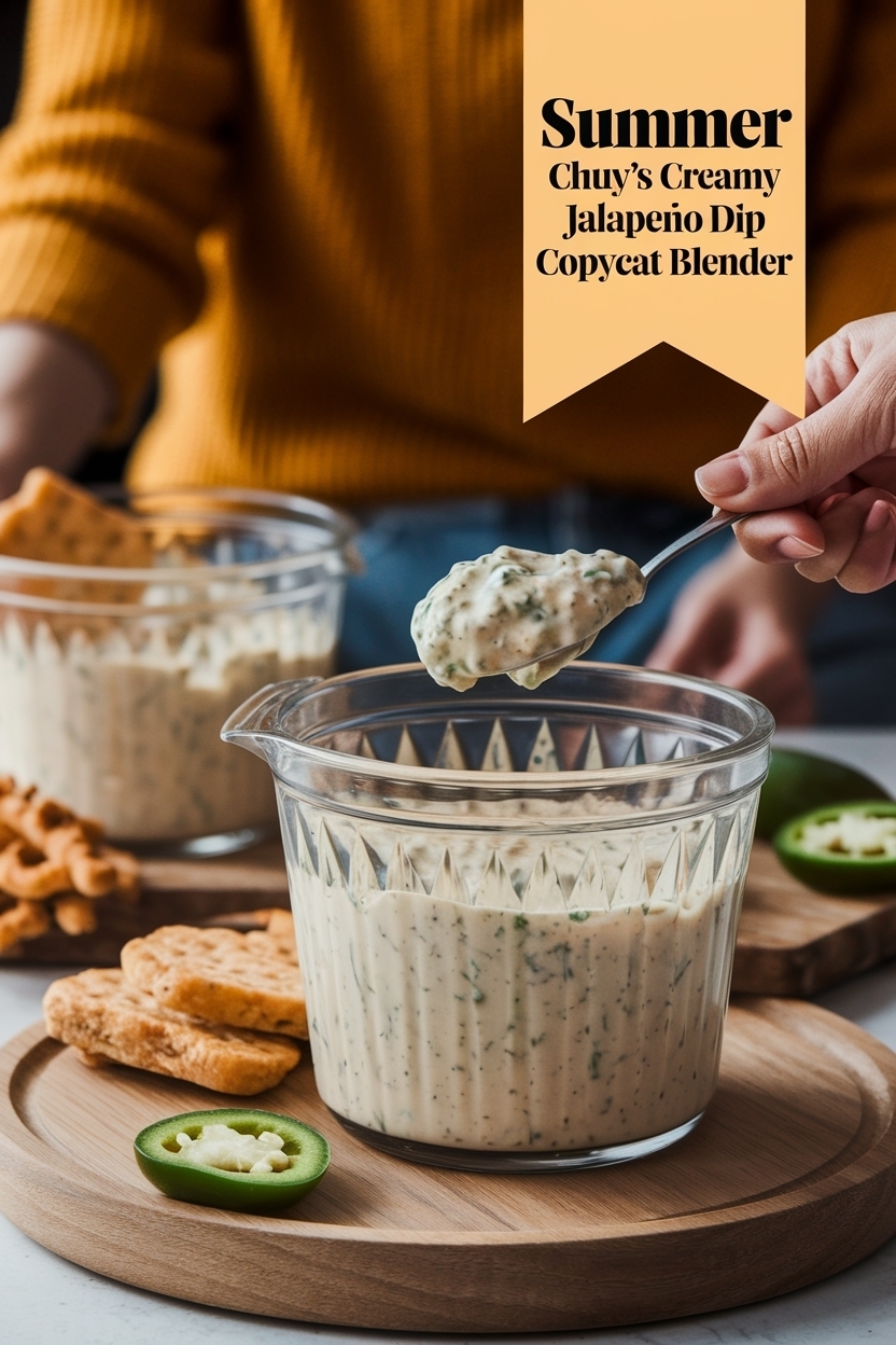 chuy's creamy jalapeño dip copycat blender