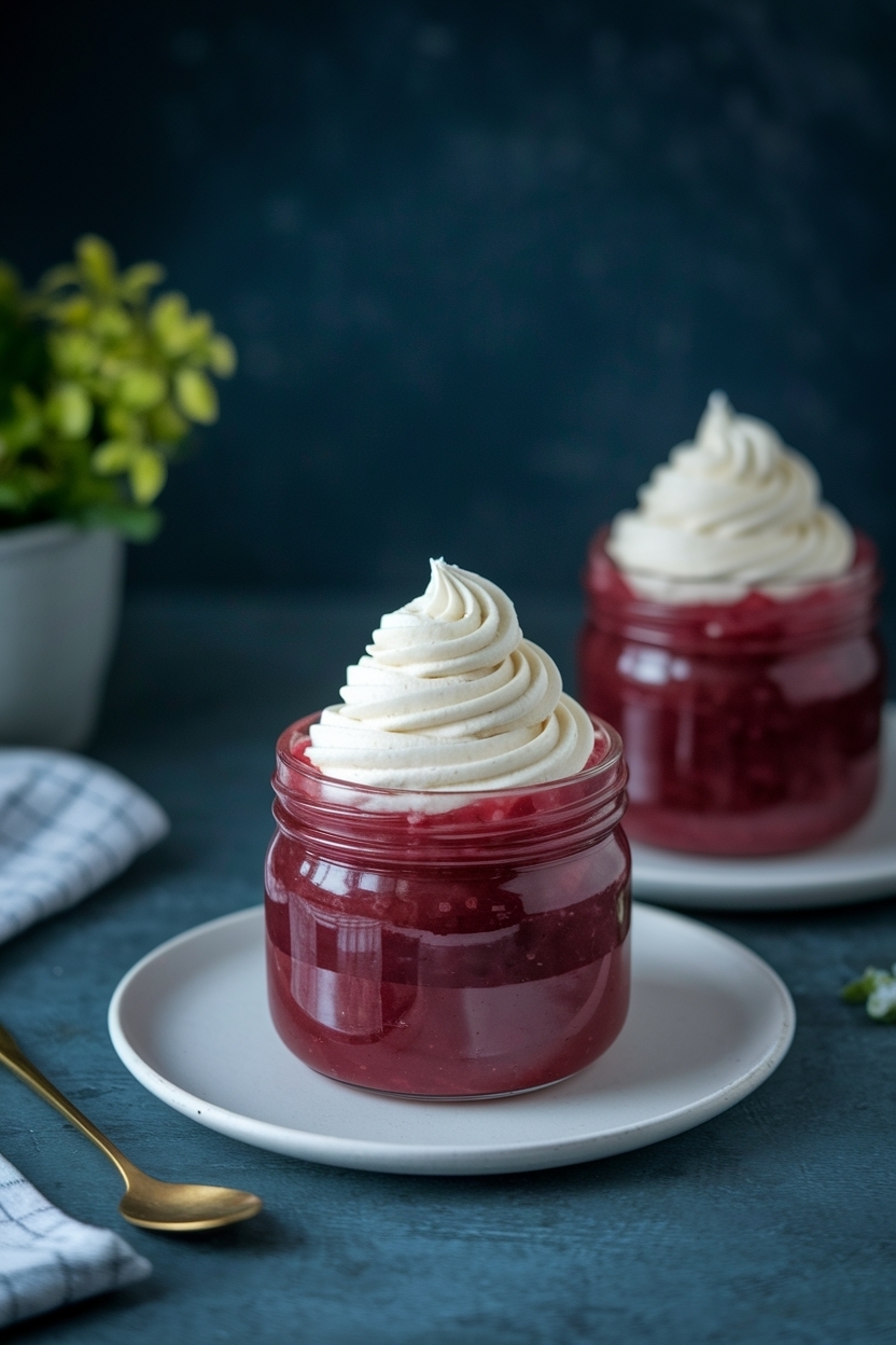 rhubarb compote vanilla