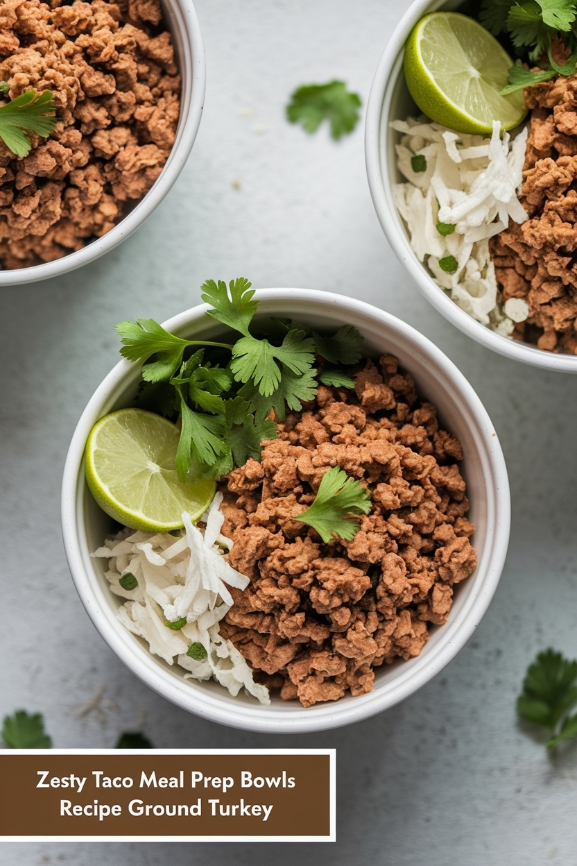 taco meal prep bowls recipe ground turkey