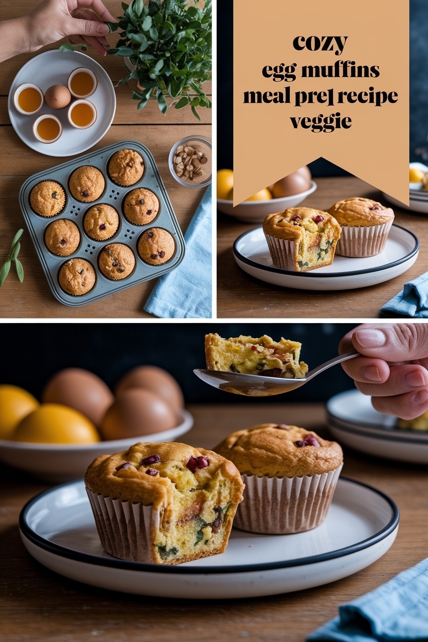 egg muffins meal prep recipe veggie