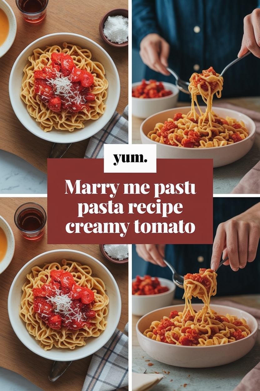 marry me pasta recipe creamy tomato