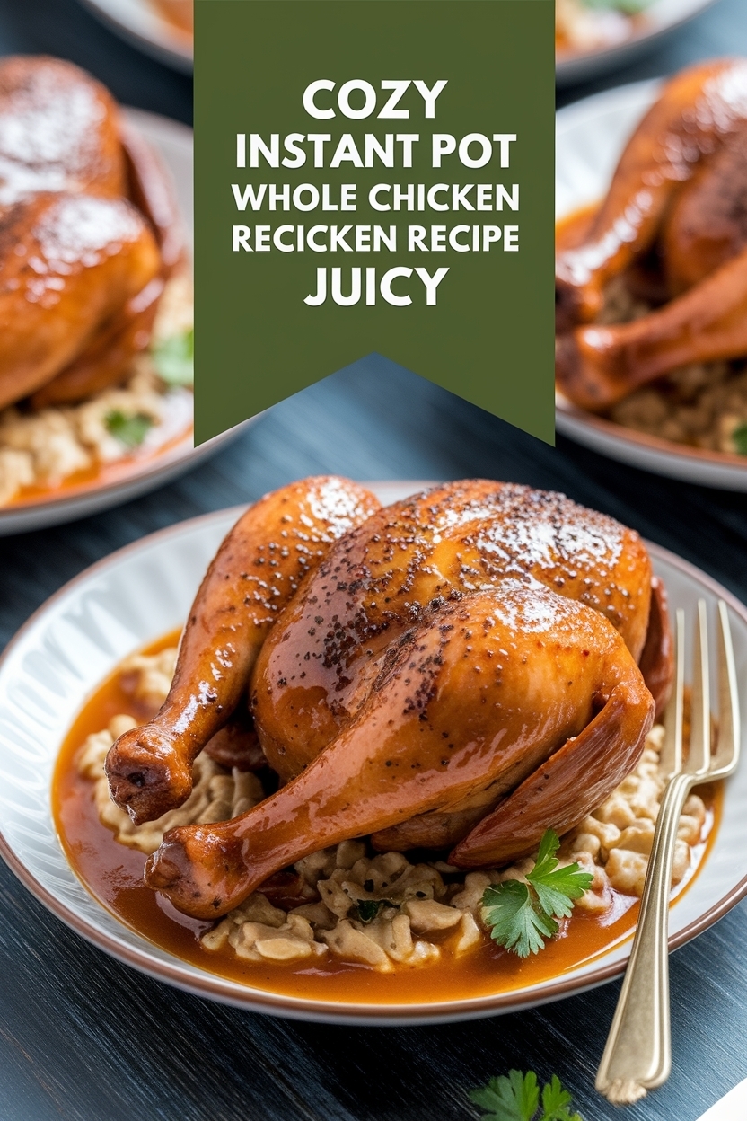 instant pot whole chicken recipe juicy