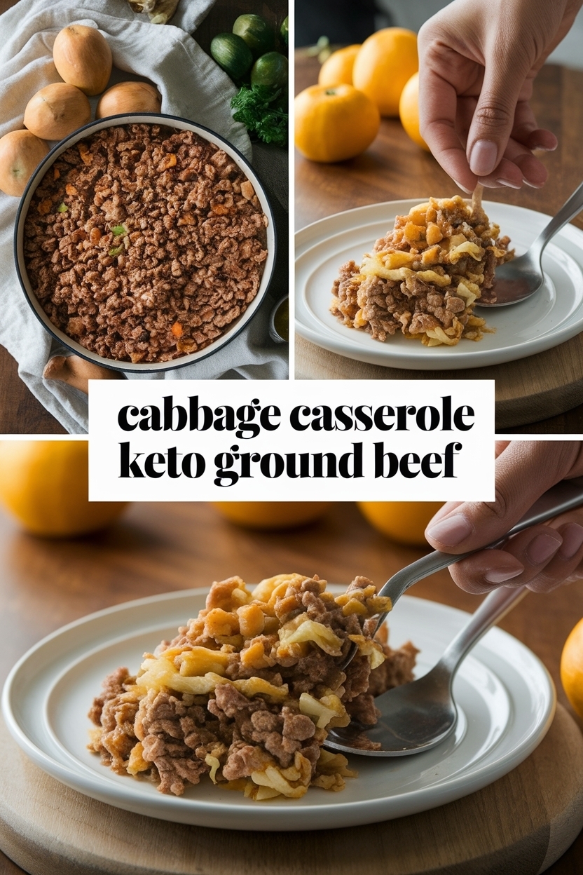 cabbage casserole recipe keto ground beef