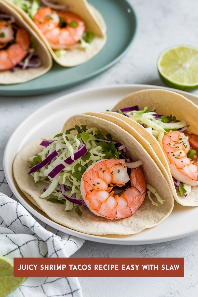 shrimp tacos recipe easy with slaw