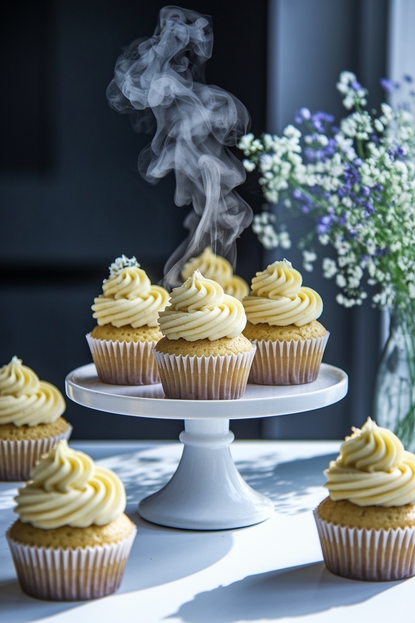 lemon elderflower cupcakes baby in bloom