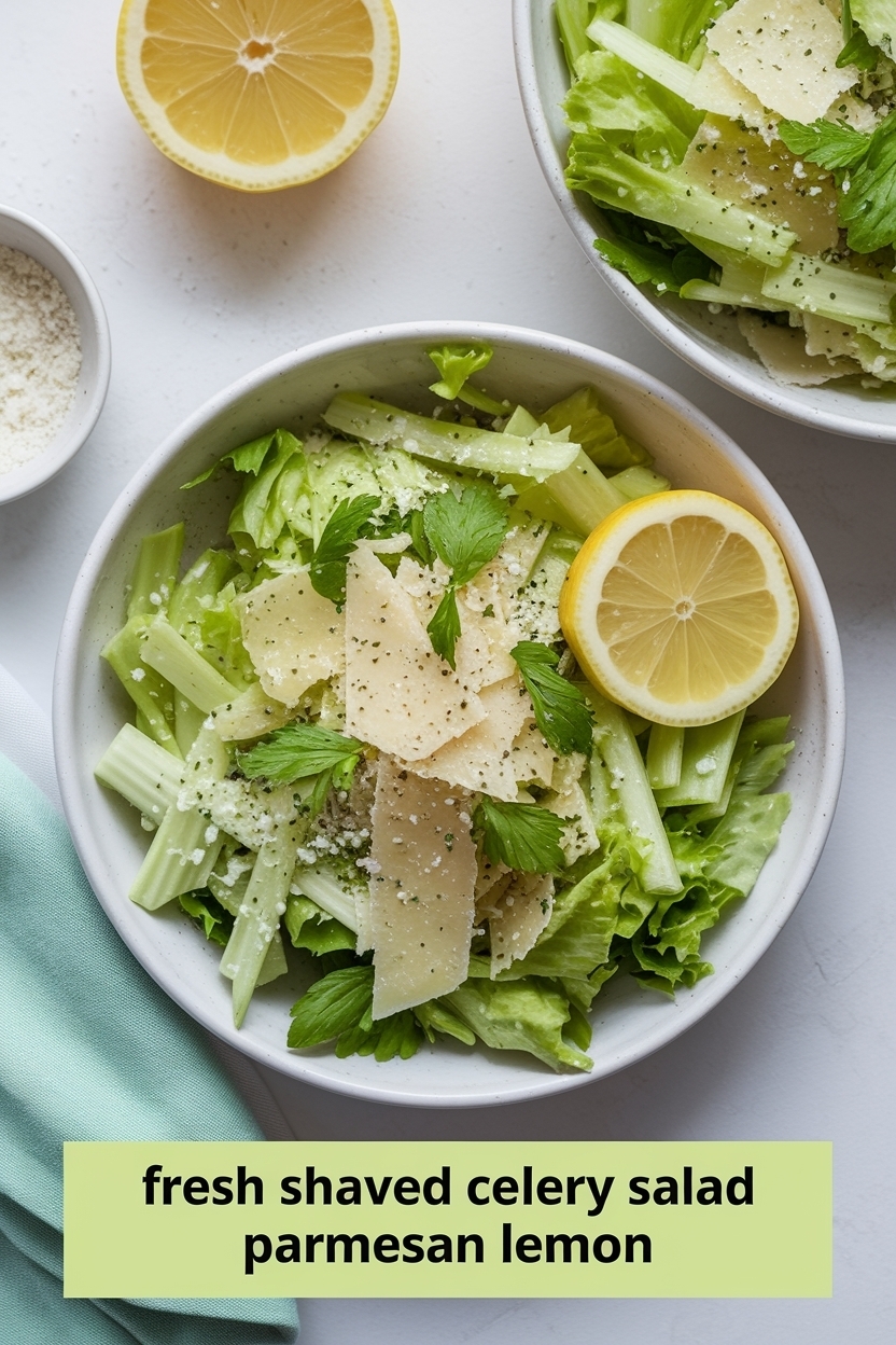 shaved celery salad parmesan lemon