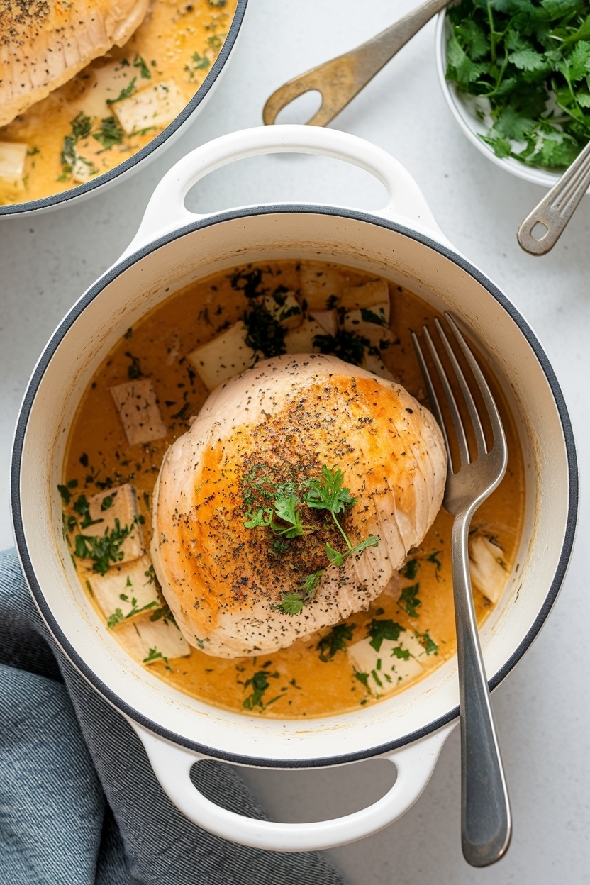 high protein marry me chicken one pot