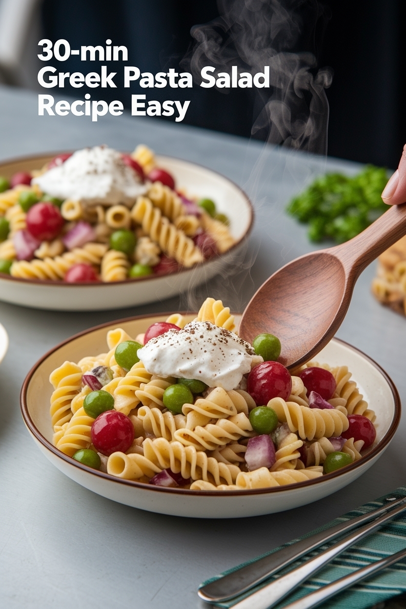 greek pasta salad recipe easy