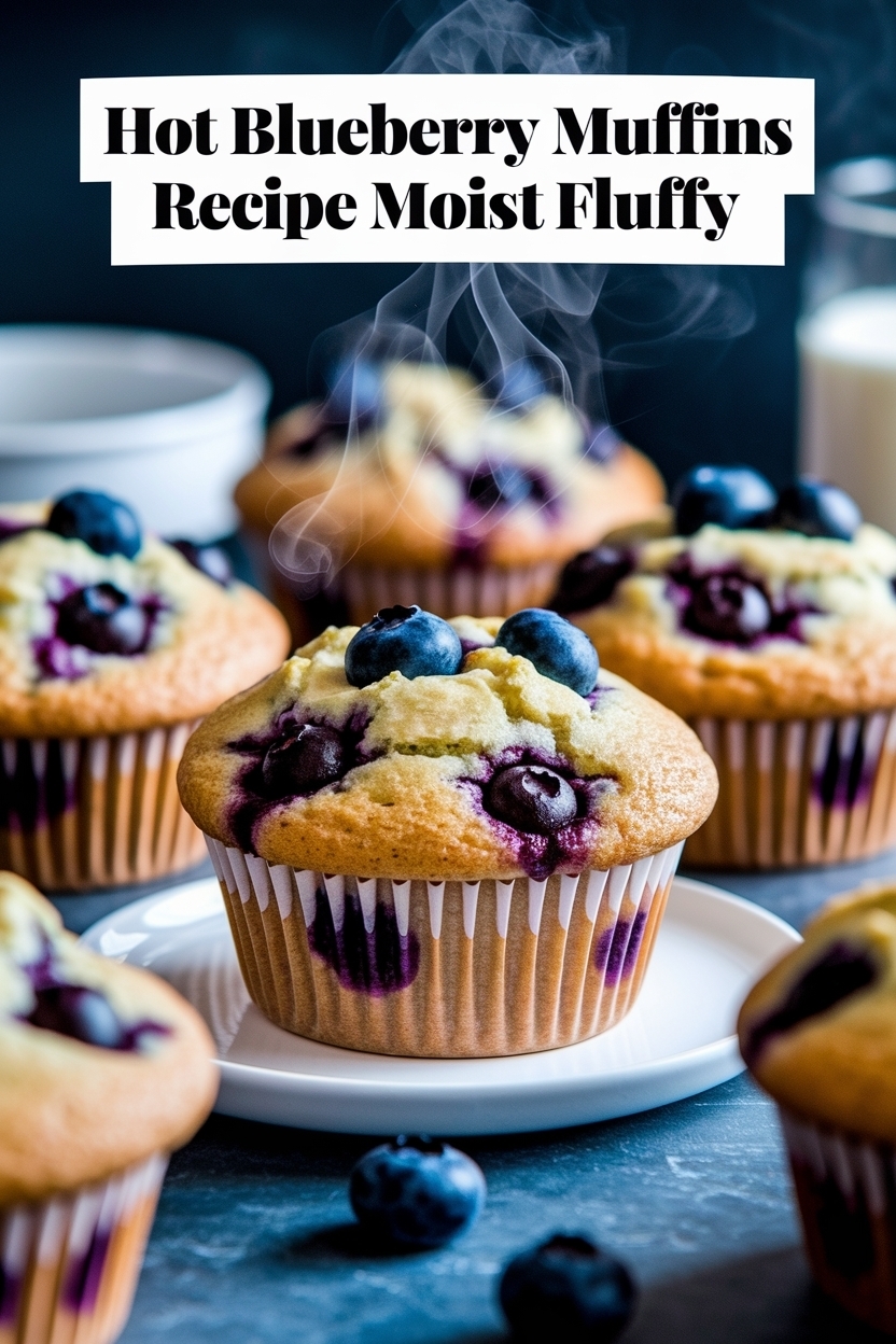 blueberry muffins recipe moist fluffy