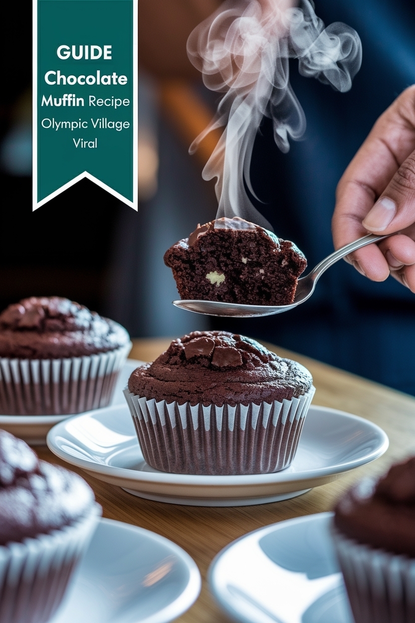 chocolate muffin recipe olympic village viral