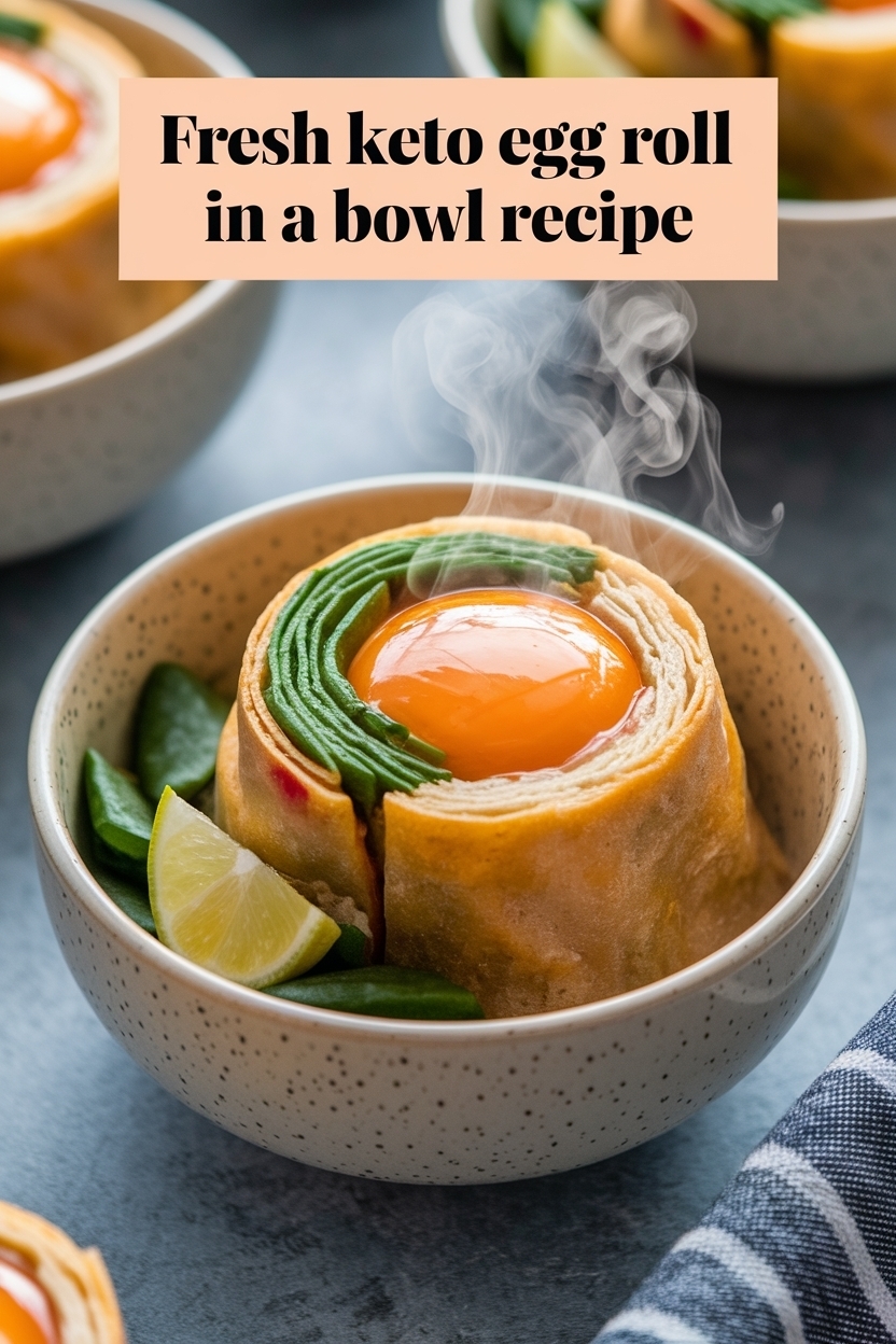 keto egg roll in a bowl recipe