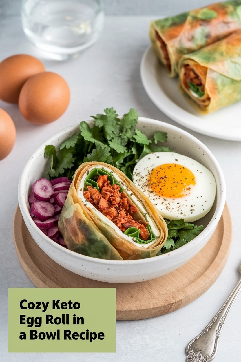 keto egg roll in a bowl recipe