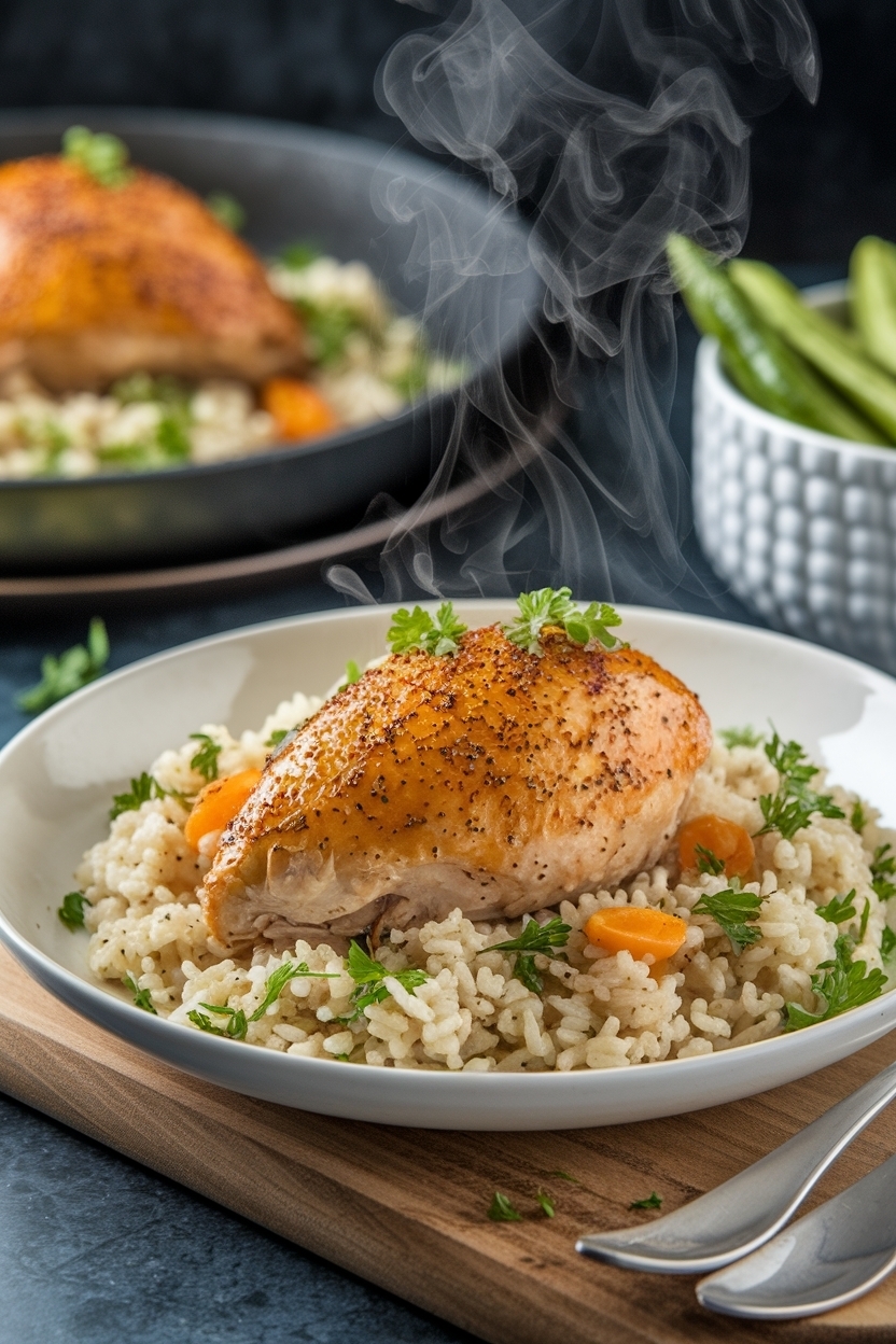 instant pot chicken and rice recipe easy