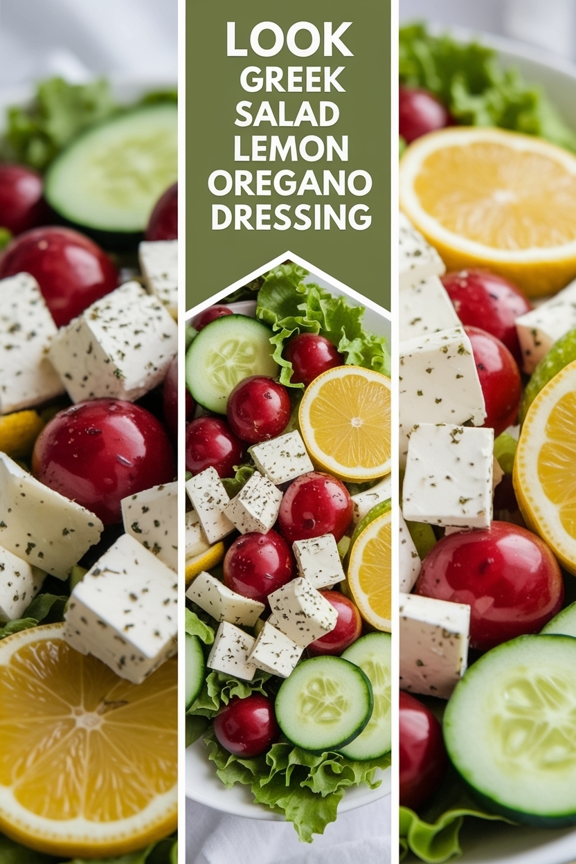 greek salad lemon oregano dressing