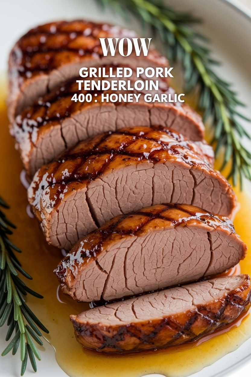 grilled pork tenderloin 400 honey garlic