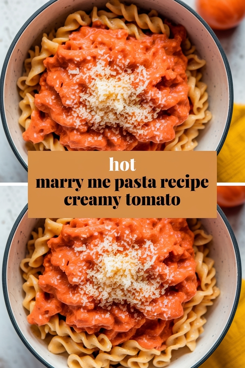 marry me pasta recipe creamy tomato