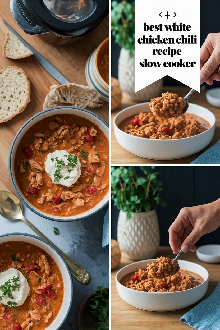white chicken chili recipe slow cooker
