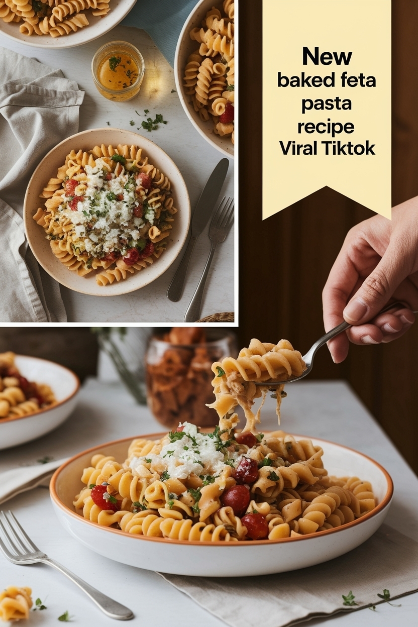 baked feta pasta recipe viral tiktok