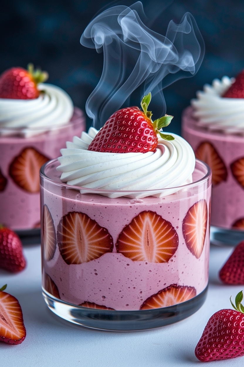 frozen strawberry dessert recipe easy summer