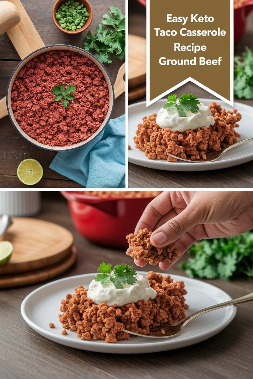 keto taco casserole recipe ground beef