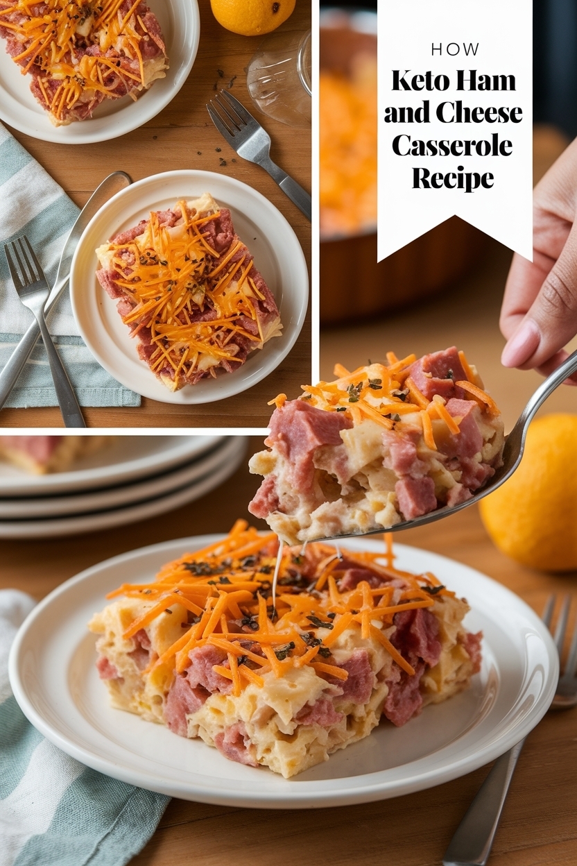 keto ham and cheese casserole recipe