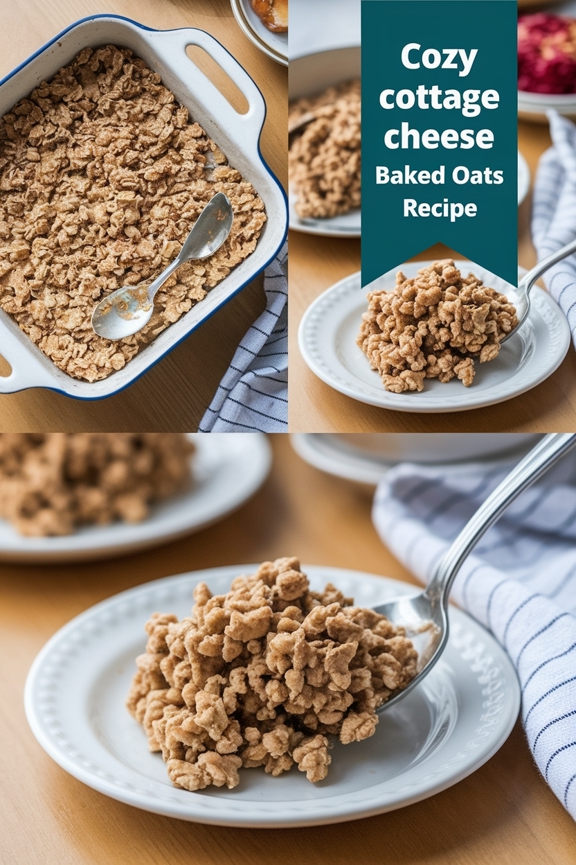 cottage cheese baked oats recipe