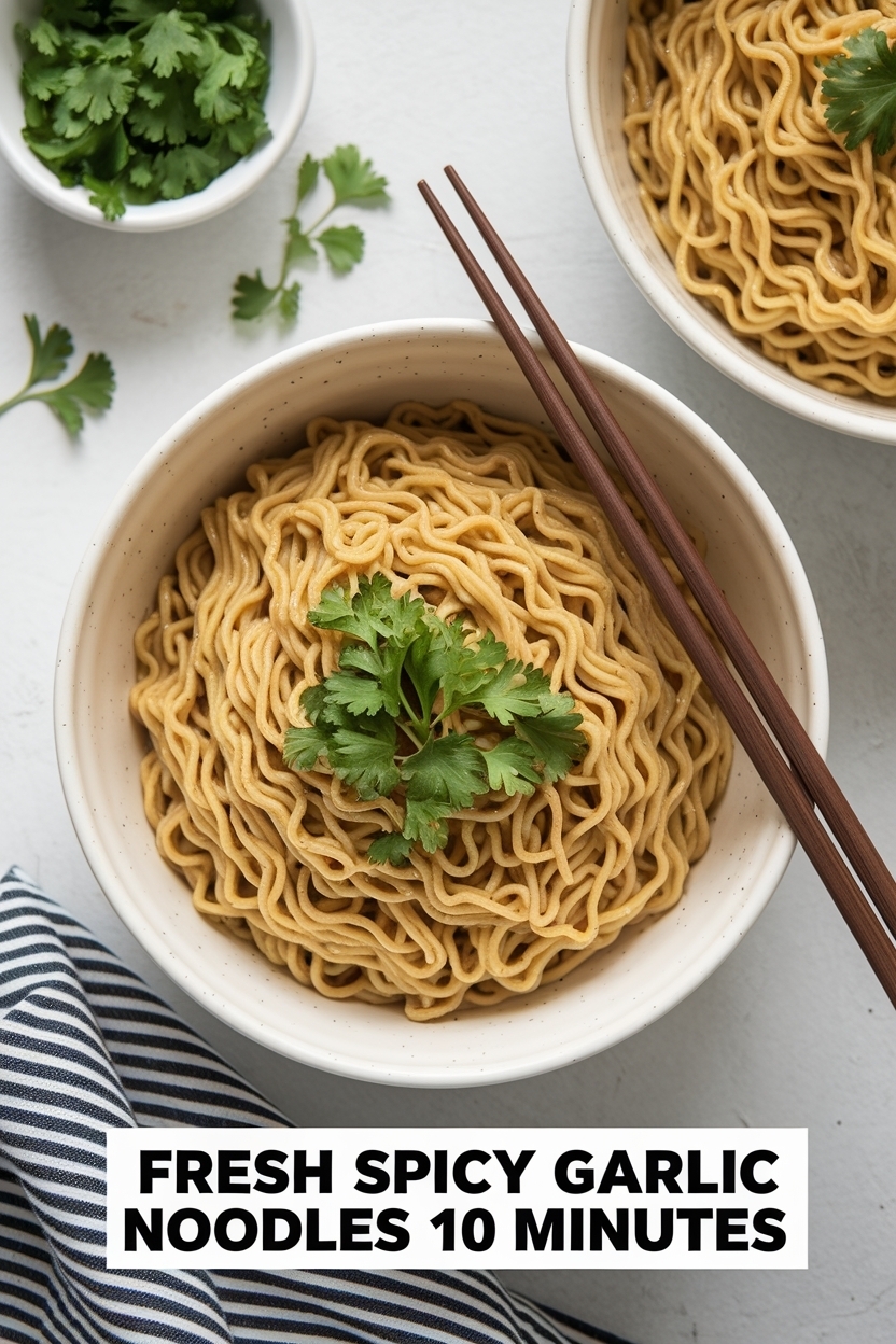 spicy garlic ramen noodles 10 minutes