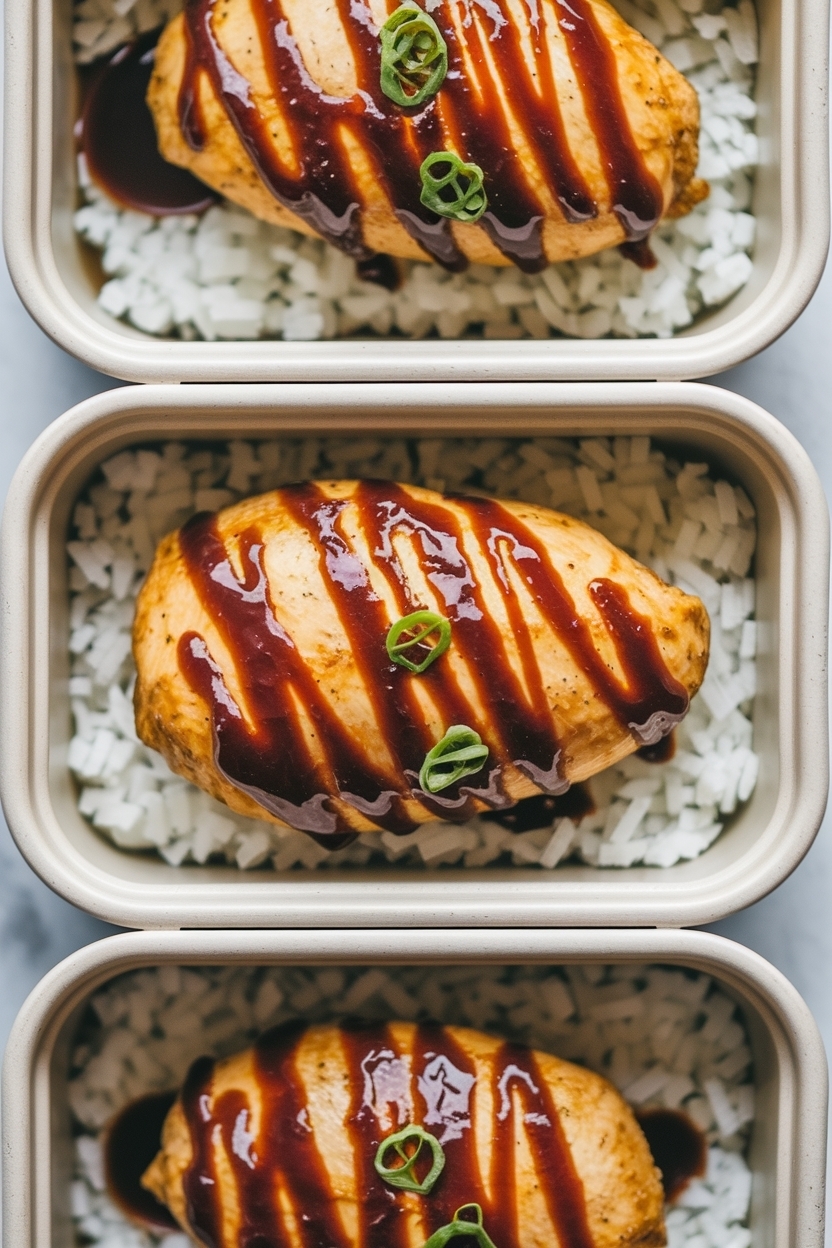 teriyaki chicken meal prep recipe sticky sweet