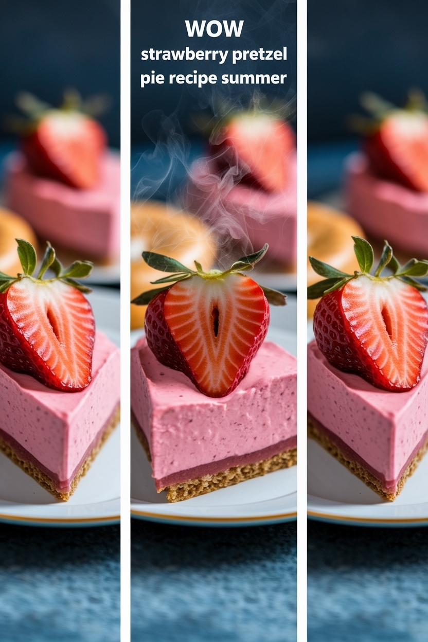 strawberry pretzel pie recipe summer