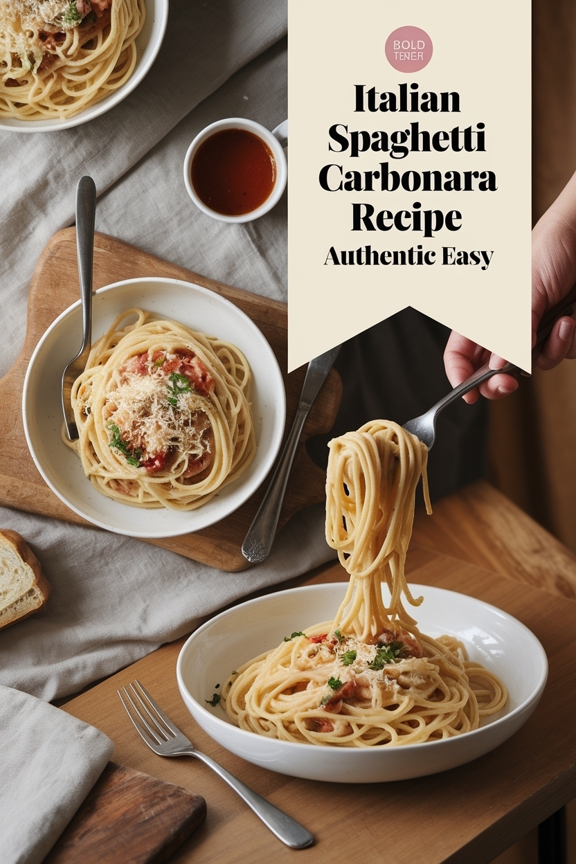 spaghetti carbonara recipe authentic easy