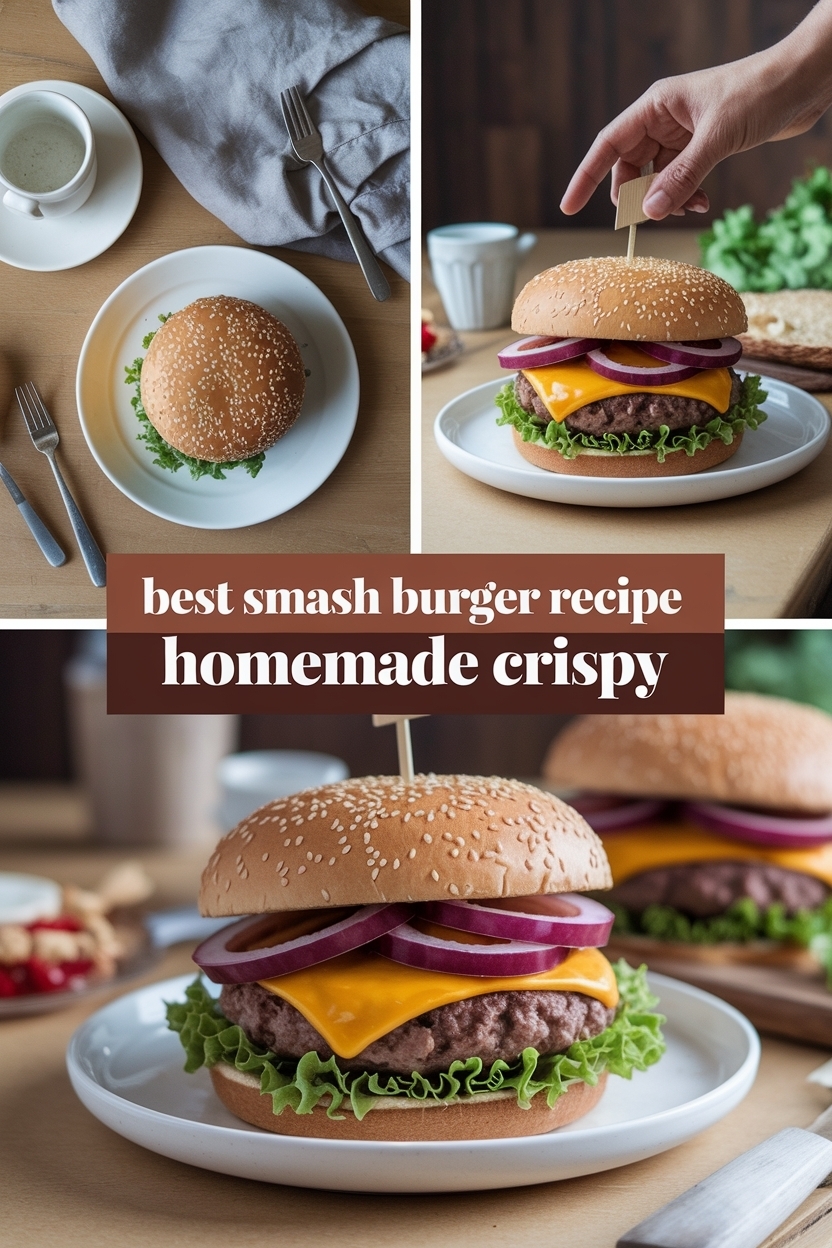 smash burger recipe homemade crispy