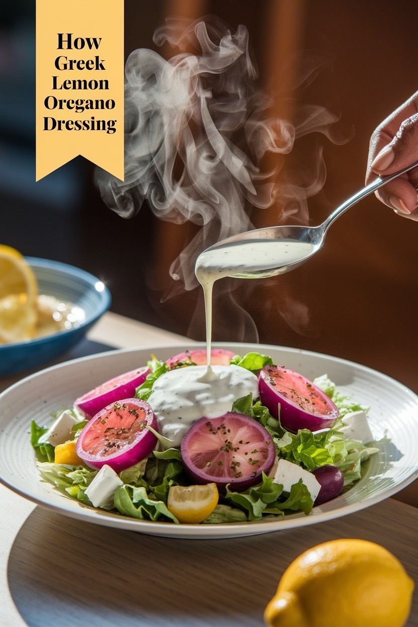 greek salad lemon oregano dressing