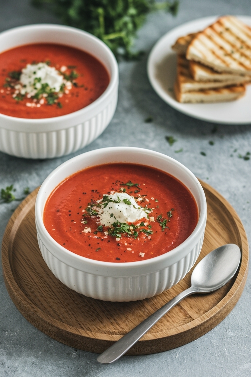tomato soup recipe grilled cheese pairing
