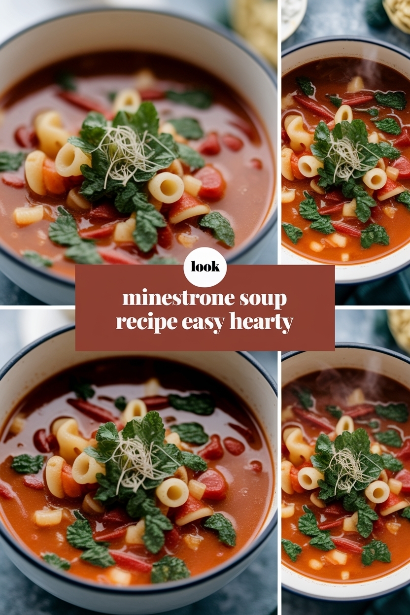 minestrone soup recipe easy hearty