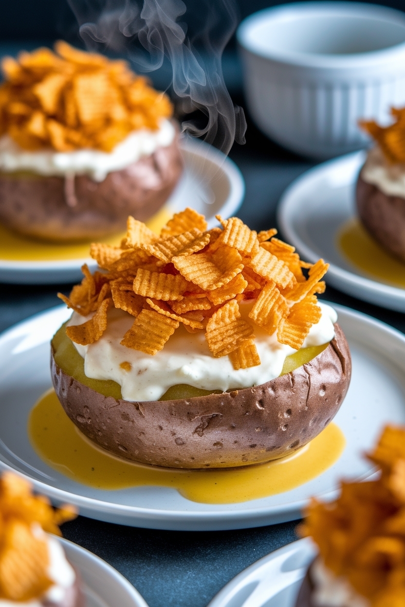 funeral potatoes with hashbrowns cornflakes topping