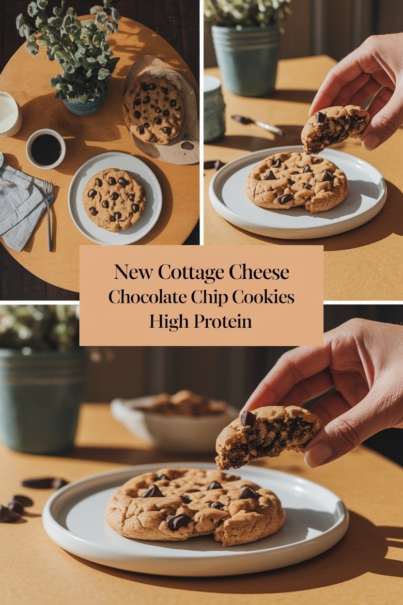 cottage cheese chocolate chip cookies high protein