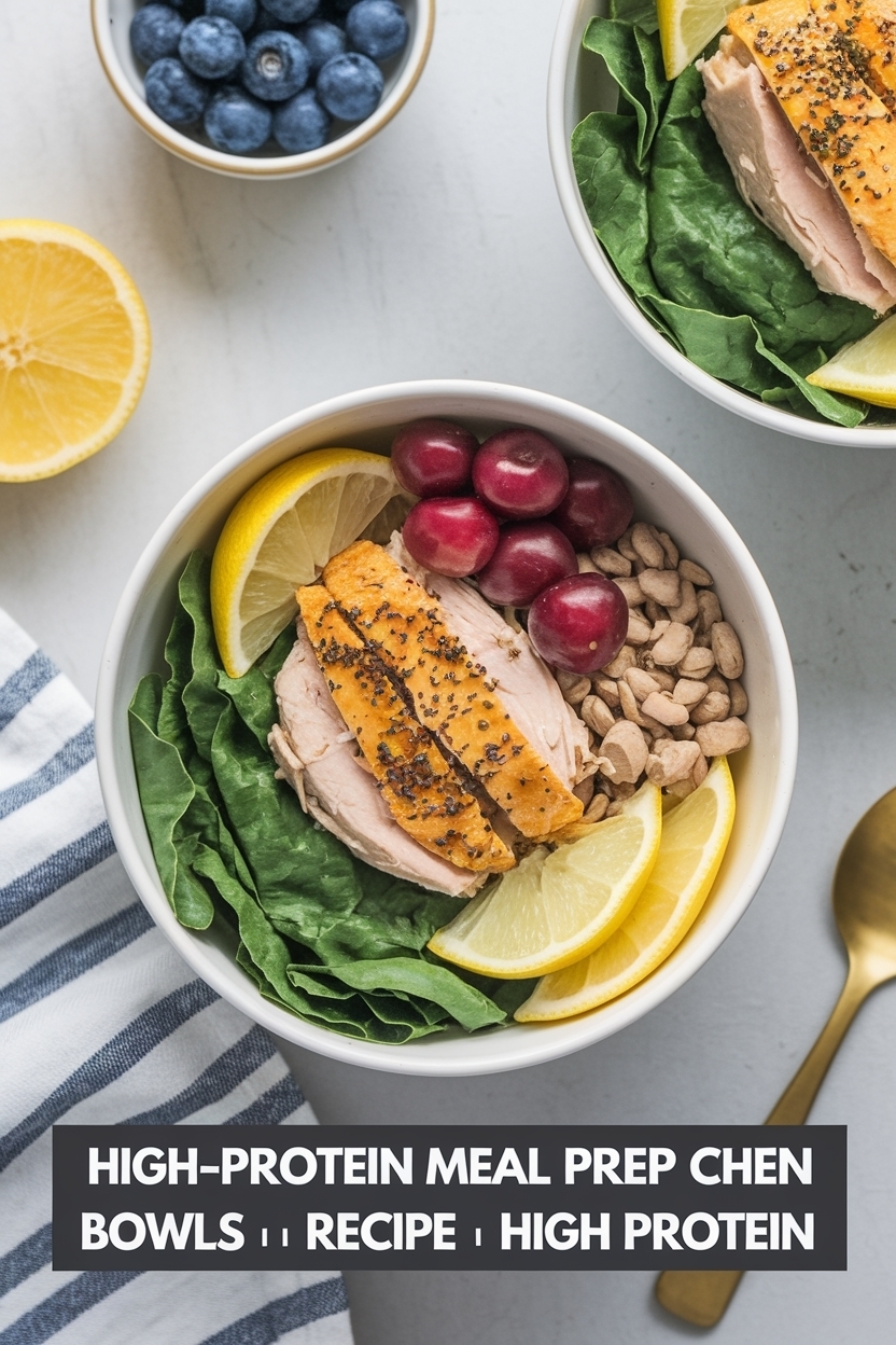 meal prep chicken bowls recipe high protein