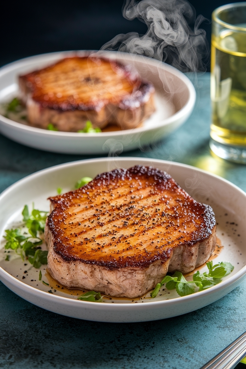 air fryer pork chops recipe juicy