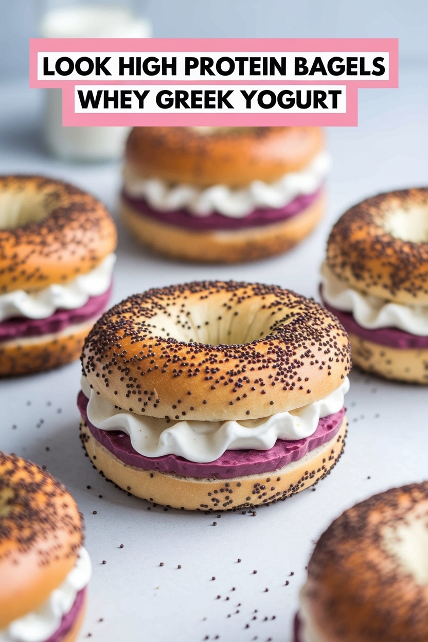 high protein bagels whey greek yogurt
