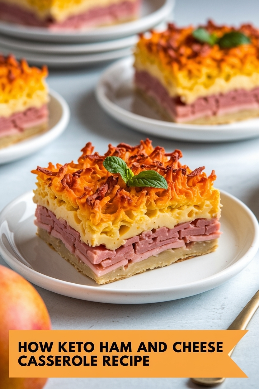 keto ham and cheese casserole recipe